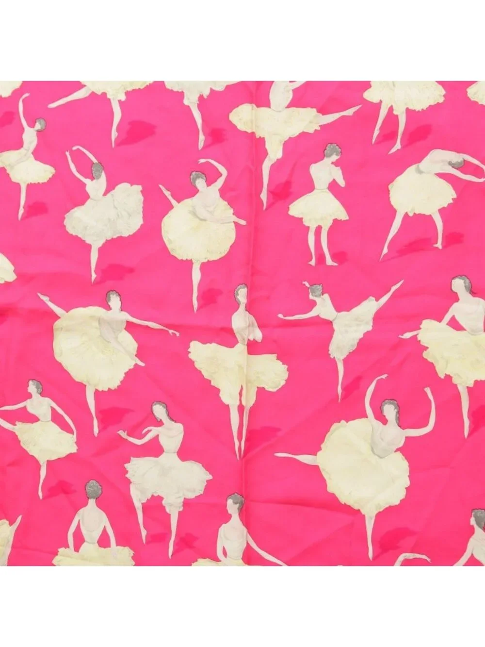 Hermes Carre 90 Silk la Danse Ballerina Scarf Pink